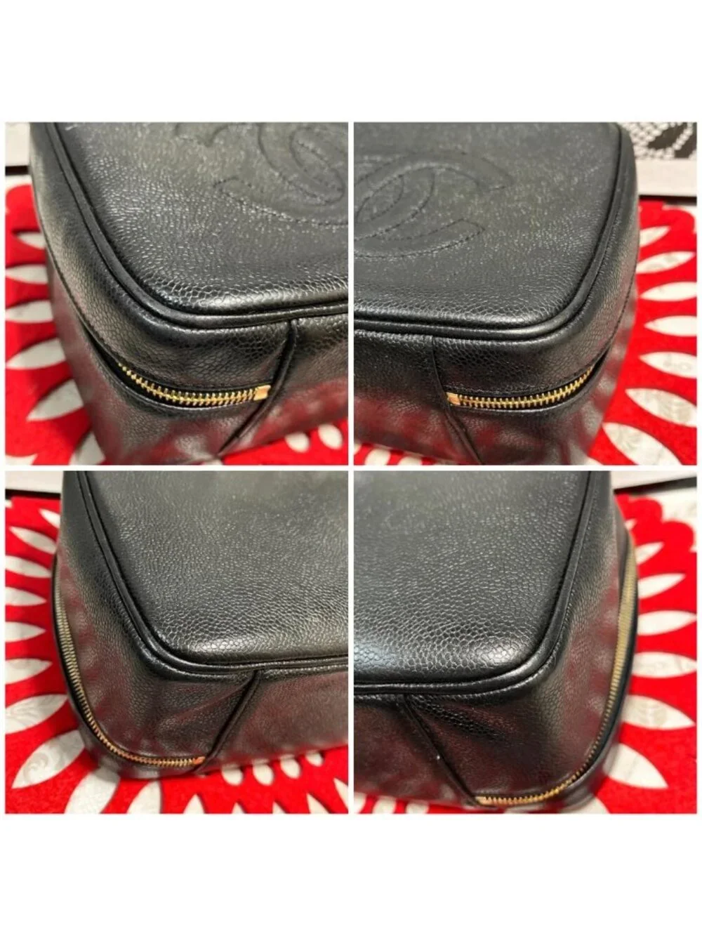 Chanel Shoulder Bag Vanity Caviar